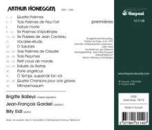 Arthur Honegger (1892-1955): Sämtliche Klavierlieder, CD