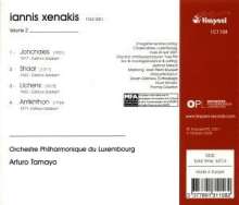 Iannis Xenakis (1922-2001): Orchesterwerke Vol.2, CD