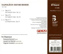 Henry Reber (1807-1880): Klaviertrios Nr.3,5,7, CD