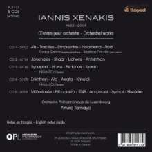 Iannis Xenakis (1922-2001): Orchesterwerke, 5 CDs
