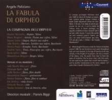 Angelo Poliziano (1454-1494): La Fabula Di Orpheo, CD