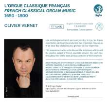 Olivier Vernet - L'Orgue Classique Francais 1650-1800, 10 CDs