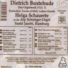 Dieterich Buxtehude (1637-1707): Das Orgelwerk Vol.1, CD