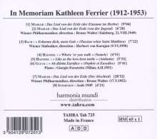 Kathleen Ferrier - In Memoriam, CD