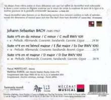Johann Sebastian Bach (1685-1750): Cellosuiten BWV 1010-1012 arrangiert für Theorbe, CD
