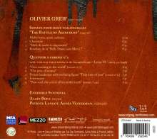 Olivier Greif (1950-2000): Streichquartett Nr.2 op.312, CD