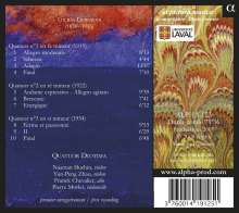 Lucien Durosoir (1878-1955): Streichquartette Nr.1-3, CD