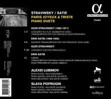 Igor Strawinsky (1882-1971): Werke für 2 Klaviere - Paris Joyeux &amp; Triste, CD
