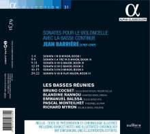Jean-Baptiste Barriere (1707-1747): Sonaten für Cello &amp; Bc Vol.1, CD