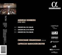 Andreas Romberg (1767-1821): Violinkonzerte Nr.4,9,12, CD