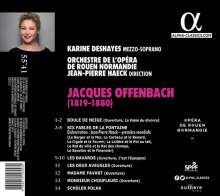 Jacques Offenbach (1819-1880): 6 Fables de la Fontaine (orchestriert von Jean-Pierre Haeck), CD
