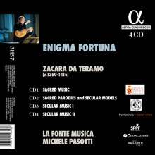 Antonio Zacara da Teramo (1355-1415): Sämtliche geistliche &amp; weltliche Werke "Enigma Fortuna", 4 CDs