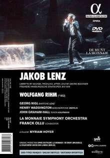 Wolfgang Rihm (geb. 1952): Jakob Lenz, DVD