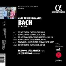 Carl Philipp Emanuel Bach (1714-1788): Flötensonaten Wq.83,143,145,149, CD