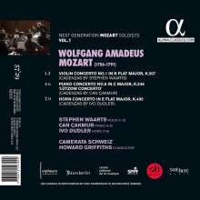 Wolfgang Amadeus Mozart (1756-1791): Violinkonzert Nr. 1 B-Dur KV 207, CD