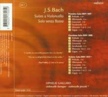 Johann Sebastian Bach (1685-1750): Cellosuiten BWV 1007,1008,1012, CD