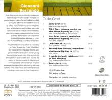 Giovanni Verrando (geb. 1965): Kammermusik "Duelle Griet", CD