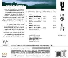 Jonathan Harvey (1939-2012): Streichquartette Nr.1-4, 2 CDs