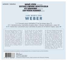 Carl Maria von Weber (1786-1826): Klarinettenkonzert Nr.1, CD