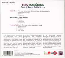 Trio Karenine - Faure / Ravel / Tailleferre, CD
