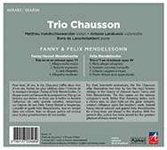 Fanny Mendelssohn-Hensel (1805-1847): Klaviertrio op.11, CD