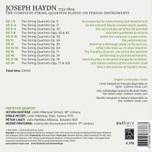 Joseph Haydn (1732-1809): Sämtliche Streichquartette, 19 CDs