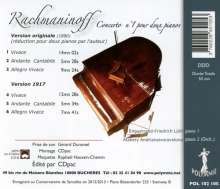 Sergej Rachmaninoff (1873-1943): Klavierkonzert Nr. 1 (arrangiert für 2 Klaviere), CD