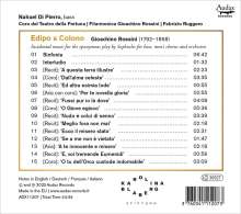Gioacchino Rossini (1792-1868): Edipo a Colono (Bühnenmusik für Bass,Männerchor,Orchester), CD