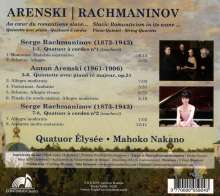 Sergej Rachmaninoff (1873-1943): Streichquartette Nr.1 &amp; 2, CD