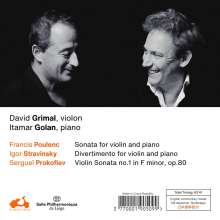 David Grimal &amp; Itamar Golan - Poulenc / Strawinsky / Prokofiev, CD