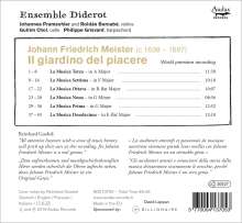 Johann Friedrich Meister (1638-1697): Il Giardino del Piacere, CD
