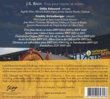 Johann Sebastian Bach (1685-1750): Trios für Violine &amp; Orgel BWV 1014-1019,1028, 3 CDs
