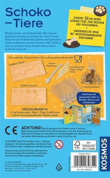 "Schoko-Tiere", Set zur Herstellung von Schokotiere mit Gießformen Hund und Katze, Verzierteile und Anleitung enthalten.