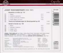 Josef Rheinberger (1839-1901): Klaviertrio Nr.2 op.112, CD