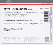 Peter Jona Korn (1922-1998): Symphonie Nr.3, CD