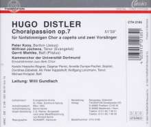 Hugo Distler (1908-1942): Choralpassion op.7, CD