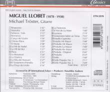 Miguel Llobet (1878-1938): Gitarrenwerke, CD