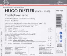 Hugo Distler (1908-1942): Cembalokonzert op.14, CD