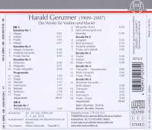 Harald Genzmer (1909-2007): Werke für Violine &amp; Klavier, 2 CDs