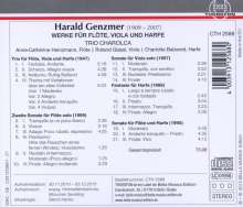 Harald Genzmer (1909-2007): Werke für Flöte, Viola &amp; Harfe, CD