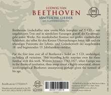 Ludwig van Beethoven (1770-1827): Sämtliche Lieder mit Klavierbegleitung, 5 CDs