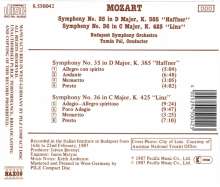 Wolfgang Amadeus Mozart (1756-1791): Symphonien Nr.35 &amp; 36, CD