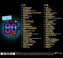 Die 80er Live: Die größte 80er Party aller Zeiten, 2 CDs