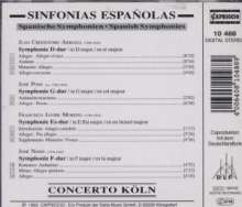 Sinfonias Espanolas, CD