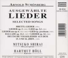 Arnold Schönberg (1874-1951): 20 Lieder, CD