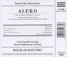 Sergej Rachmaninoff (1873-1943): Aleko, CD