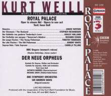 Kurt Weill (1900-1950): Royal Palace (Oper in 1 Akt), CD