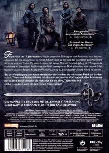 Die Musketiere (Komplette Serie), 12 DVDs