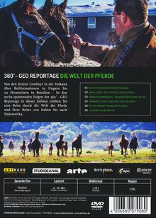 360° Geo-Reportage: Die Welt der Pferde, DVD