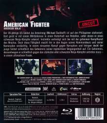 American Fighter (Blu-ray), Blu-ray Disc
